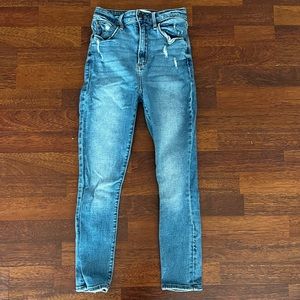 Abercrombie CURVE LOVE Super Skinny Ankle Jeans